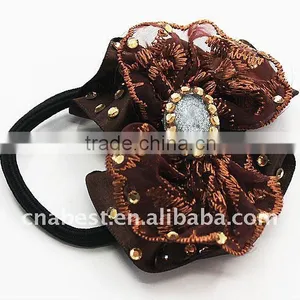 Elastic Headband With Coffee Flower thumbnail-1