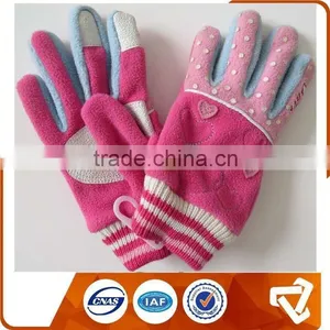 Wholesale Custom Polar Fleece Gloves For Girls thumbnail-1