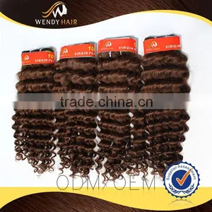 DEEP CURL 5a Top Grade Real Virgin Peruvian Hair for Trade Show thumbnail-1