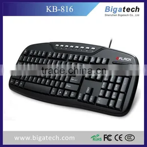 Latest Computer Multimedia USB Wired Keyboard thumbnail-1