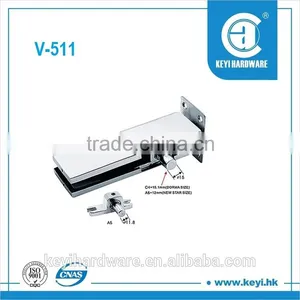 V-511 Glass Door Clamp/ Glass Patch Fittings on the Top thumbnail-1