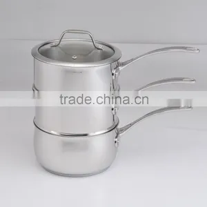 [BSCI Member] 18cm 3tier Steamer Pan Set Waterless and Dishwasher Safe thumbnail-1
