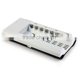 C808W C808 8 Slots Slot Light Indicator Over-current Temperature Battery Charger for AA / AAA NiCd NiMh Batteries Battery thumbnail-2