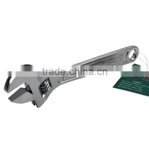 LAOA 8 Inch Industrial Grade Adjustable Spanner WrenchDrop Forged Adjustable Wrench Spanner With Scales thumbnail-5