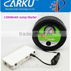12V 12000mAh Multi-function Lithium Polymer Emergency Car Jump Starter With Light thumbnail-2