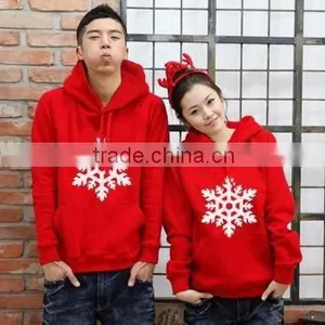 No Zipper Fleece Couple Hoodie Jacket thumbnail-1
