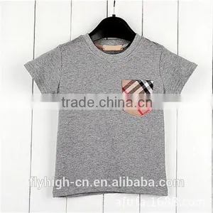 Popular Short Sleeve Custom 100% Cotton Kids t Shirt thumbnail-2