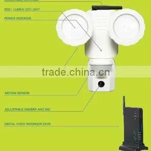 Solar Powered LED Security Camera Light With Wireless DVR thumbnail-2