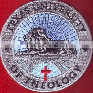 the Round Shape Design Patches Custom Embroidery Patches Iron-on Style thumbnail-1