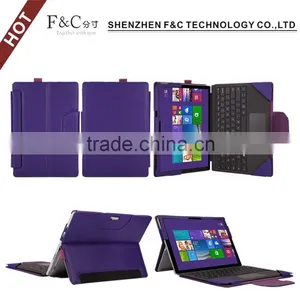2016 Manufacture Wholesale High Qulity Hot Selling Flip Leather Tablet Case for Surface Pro 4 thumbnail-1