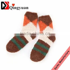 Colorful Stripe Sleeping Socks Soft Bed Socks for Men thumbnail-2