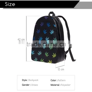 Hot Sale 3D Print High Quality Custom Foldable Picnic Backpack Wholesale thumbnail-5