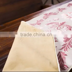 PLUS Classic Embroidery European Style Tassel Dining Table Runners Sequined Lace Hotel Bed Coffee Table Runners 13inch*70.8inch thumbnail-4