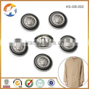 New Design Black Nickel Custom Logo Sewing Buttons thumbnail-3