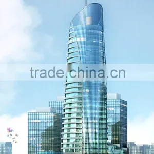 Aluminum Frame Glass Curtain Wall thumbnail-1