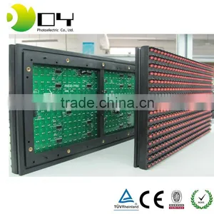 320*160mm Outdoor Board Screen Red Color P10 Single Color Led Running Display thumbnail-2