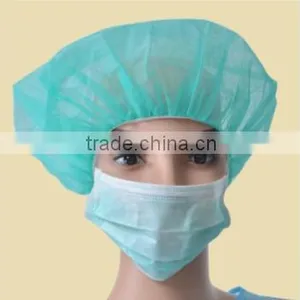Disposable Medical Surgical Bouffant Cap/Strip Cap/Nurse Cap thumbnail-1