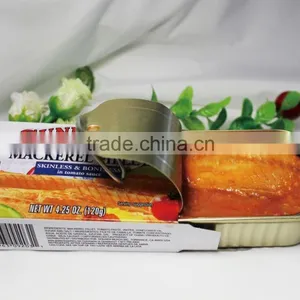 Canned Mackerel Loins(Single Clean or Double Clean) in Water /Brine thumbnail-5