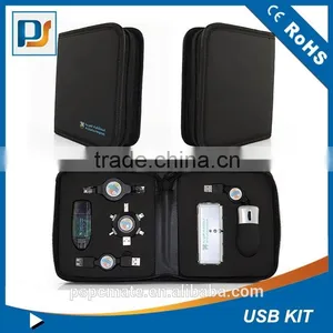 Computer Set Laptop USB Kit With Mouse USB Hub Card Reader Charging Adapter and Cables thumbnail-2