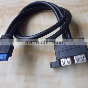 High Quality USB AF*2 TO 20P Housing 3.0 Cable thumbnail-4