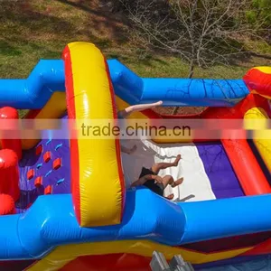 33ft Monster Adult Inflatable Obstacle Course for Sale Supplier's Choice thumbnail-5