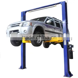 MEB06 Two Post Manual Lock Release Gate Type Lift thumbnail-1