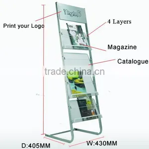 Hot Sales 4 Tier Brochure Shelf thumbnail-3