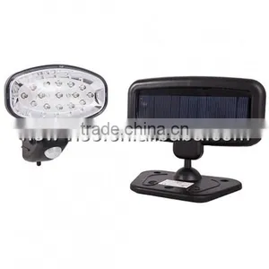 15 LED Solar Power Rechargeable PIR Motion Sensor Security Light thumbnail-1