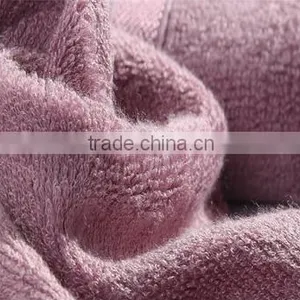 Luxurious From Bamboo Super Absorbent Solid 3 Piece Bath and Face Towel Set thumbnail-6