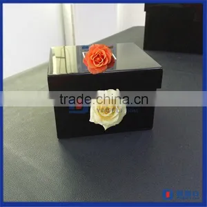 Clear Luxury Custom Made Acrylic Box Wholesale Clear Acrylic Flowers Box Quality Choice thumbnail-1