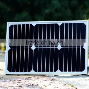 18W High Efficiency Tempered Glass Laminated Sunpower Solar Modules thumbnail-1