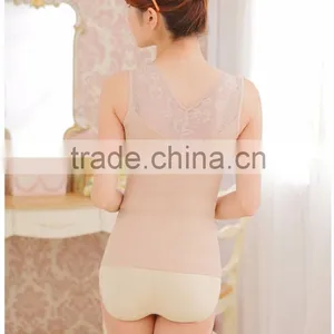 2016 New Slimming Underwear Tanktop Lace Collar Vest Ladies Abdomen Chest Supporting Corset Shapewear thumbnail-2