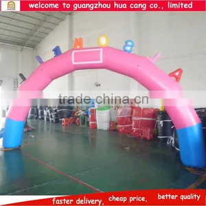 Cheap Advertising Inflatable Arch Gate Decorated With Cartoon , Inflatable Display Arch for Sale thumbnail-1