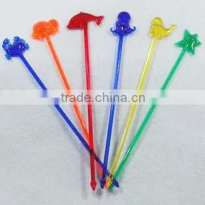 Marine Animal Swizzle Stick / Muddler / Plastic Marine Animal Stirrer / Drink Stirrer thumbnail-1