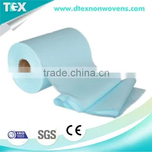 Strong Detergency Super Absorbent Spunlace pp Non-woven Fabric for Towel Rolls, Family Wipes thumbnail-1