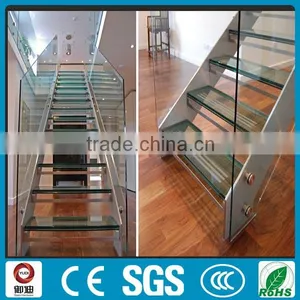 Commerical Modern Stainless Steel Laminated Glass Stairs Supplier's Choice thumbnail-5