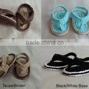 Baby Sandals Crochet Baby Boy Girl Sandals,Baby Shoes,Crochet Baby Flip Flops,Infant Sandals,Crochet Flip Flops thumbnail-5