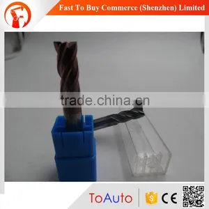 10mm Cutting Dia 4 Flutes HRC65 Solid Carbide End Mill Low Cost Cnc Cutting Tools Supplier's Choice thumbnail-1