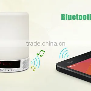 New Trend Hot Bedroom Product Touch Control Led Lamp Blueooth Speaker With LED Screen Clock Display and Alarm Clock Function thumbnail-5