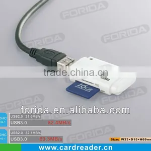 New Private Mould White All in 1 External Usb 3.0 Card Reader thumbnail-1