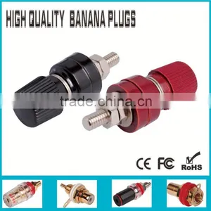 Large Nickel Plated Steel Binding Post for Female Banana Plug Jack thumbnail-1