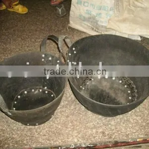 Recycled Rubber Bucket,tire Bucket,flexible Bucket,Firewood Basket,REACH thumbnail-1