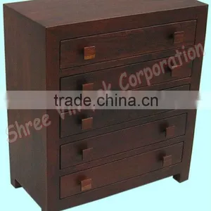 Wooden Dresser,bedroom Furniture,sheesham Wood Furniture,chest of Drawer ,drawer Cabinet,mango Wood Furniture thumbnail-2