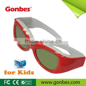 Mini and Colored Frame Active DLP 3D Glasses for Children thumbnail-1