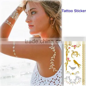 Fast Delivery Seaside Sightseeing Tattoo Sticker, Beauty Tattoo Sticker Waterproof thumbnail-1