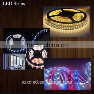 CE RoHS (XC-3MM-24CM24LED/M) Indoor/Outdoor Soft/flexible and Hard/rigid LED Strips Lights Display thumbnail-5