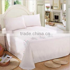 2015 New Winter Fashion Embroider Percale Bed Sheets 100% Cotton thumbnail-1