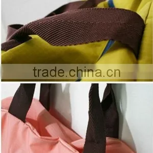 Waterproof Nylon Foldable Shopping Bag for Women thumbnail-5