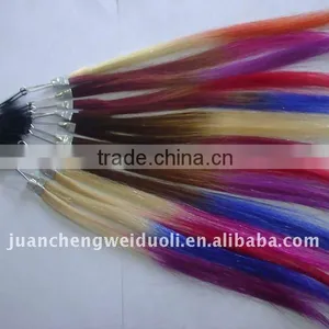 Hot Sale Colorful Remy Human Hair Color Ring thumbnail-1