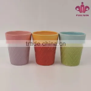 Customized Colorful Ceramic Cups With Ice Cream Design thumbnail-6
